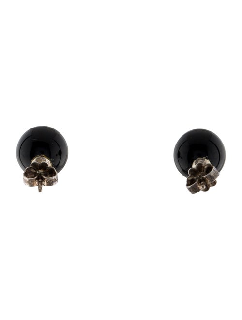 Tiffany & Co. Onyx Ball Stud Earrings