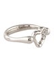Tiffany & Co. Platinum Diamond Open Heart Cocktail Ring