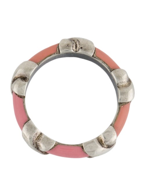 Tiffany & Co. Enamel Signature 'X' Band