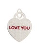 Tiffany & Co. Enamel 'Love You' Heart Tag Pendant