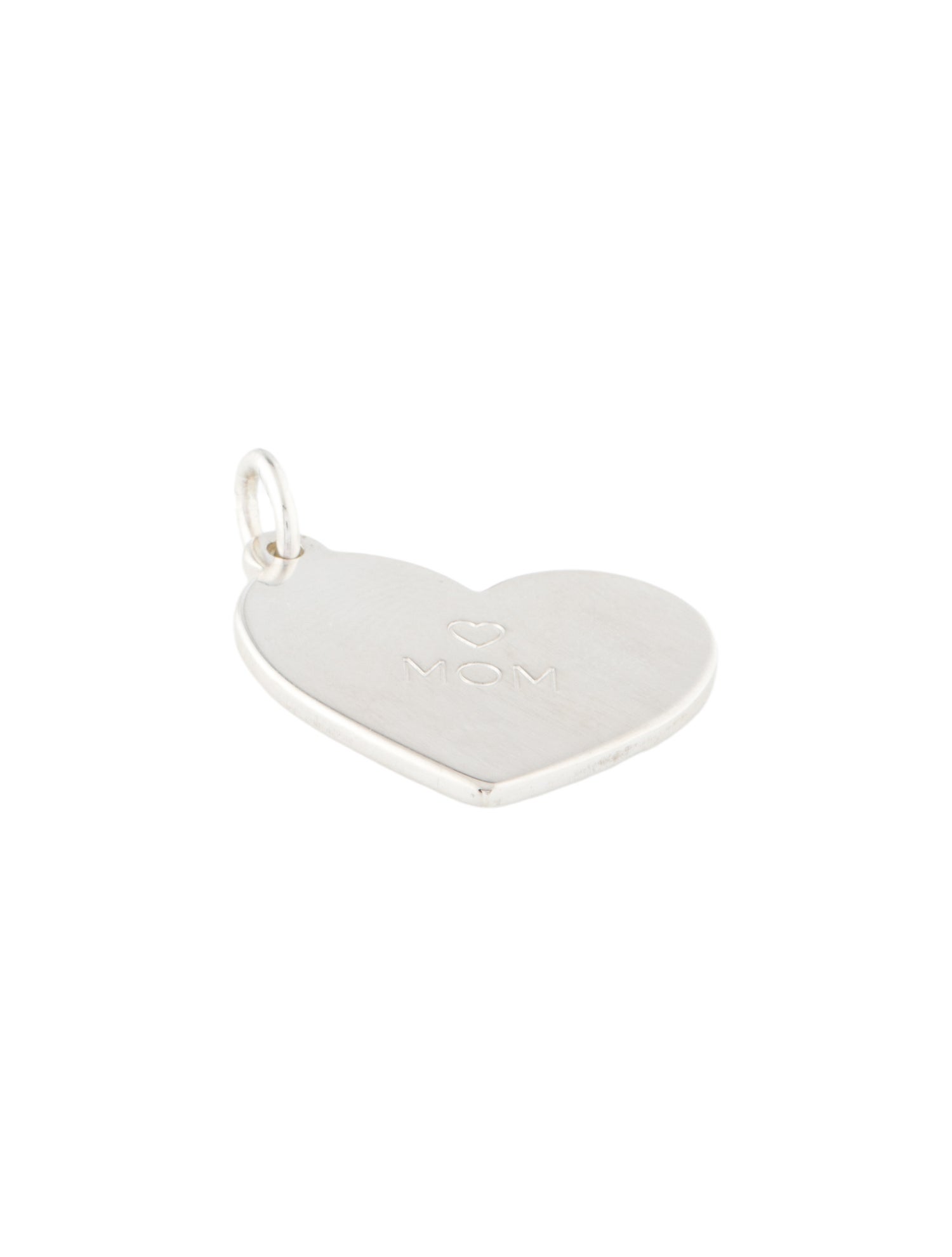 Tiffany & Co. 'Mom' Medium Heart Tag Pendant