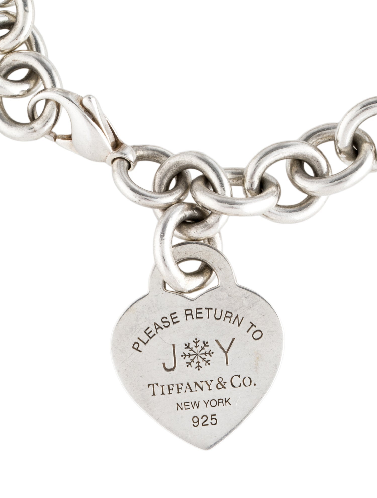 Tiffany & Co. Joy Heart Tag Bracelet