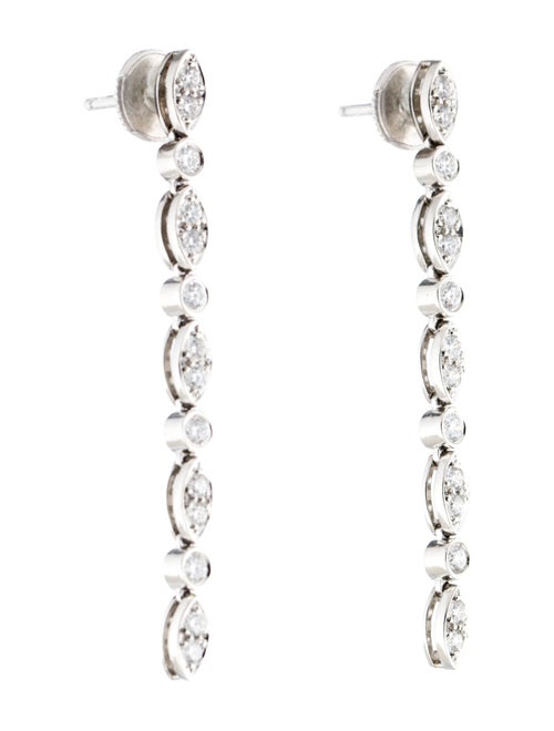Tiffany & Co. Platinum Diamond Drop Earrings