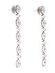 Tiffany & Co. Platinum Diamond Drop Earrings
