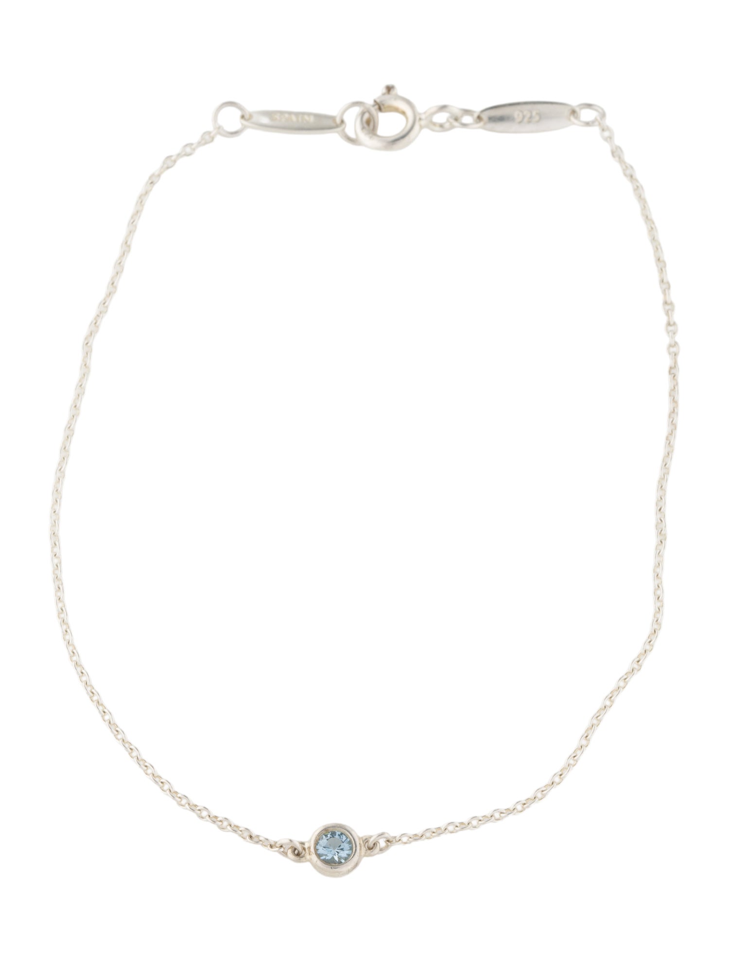Tiffany & Co. Aquamarine Color by the Yard Bracelet