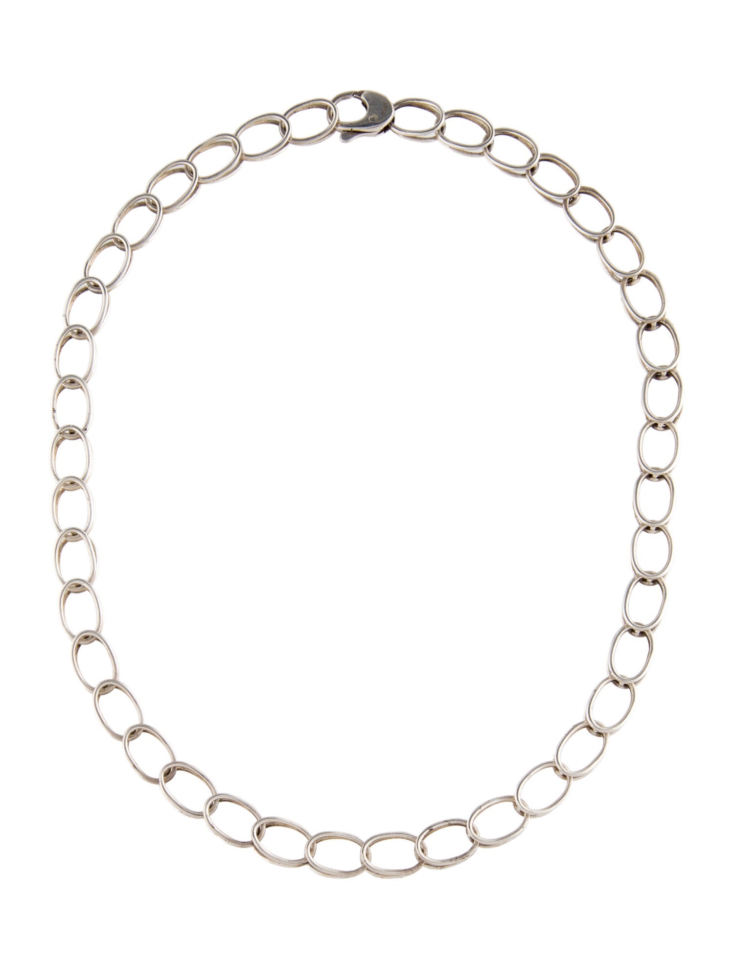 Tiffany & Co. Double Oval Link Necklace