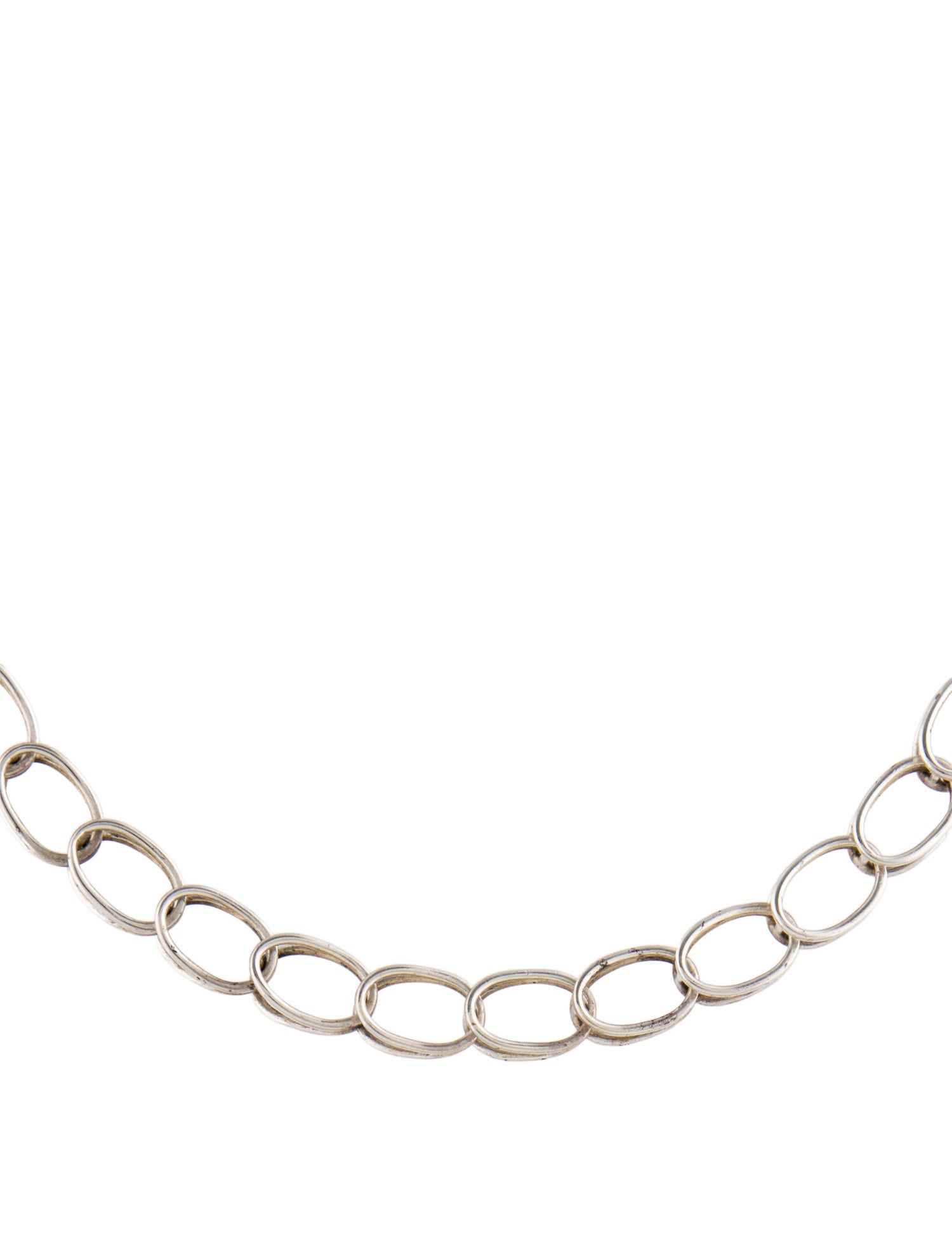 Tiffany & Co. Double Oval Link Necklace