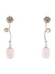 Tiffany & Co. Rose Quartz Twirl Drop Earrings
