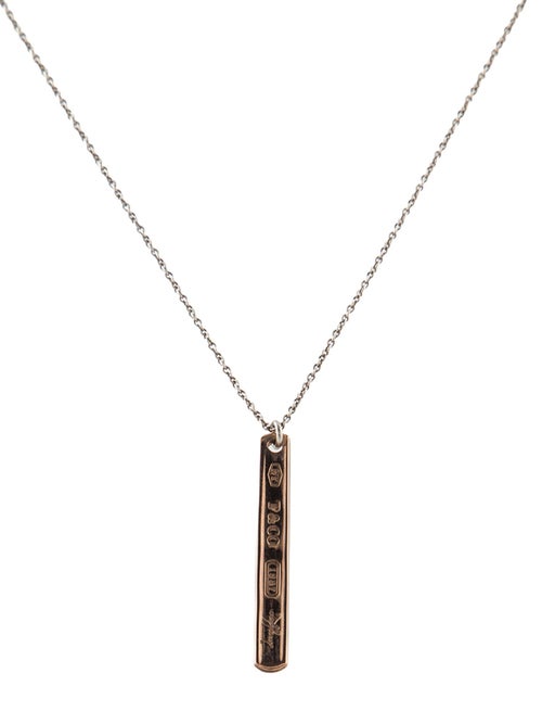 Tiffany & Co. Two-Tone 1837™ Bar Pendant Necklace