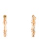 Tiffany & Co. 14K Bamboo Hoop Earrings