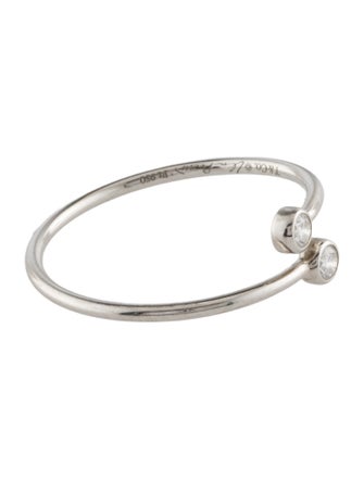 Tiffany & Co. Platinum Diamond Hoop Cocktail Ring