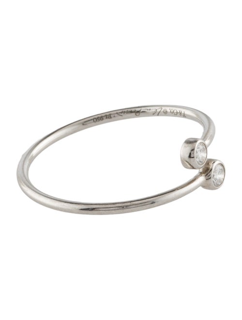 Tiffany & Co. Platinum Diamond Hoop Cocktail Ring