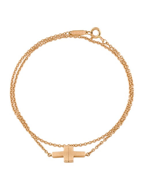 Tiffany & Co. 18K Double T Chain Bracelet