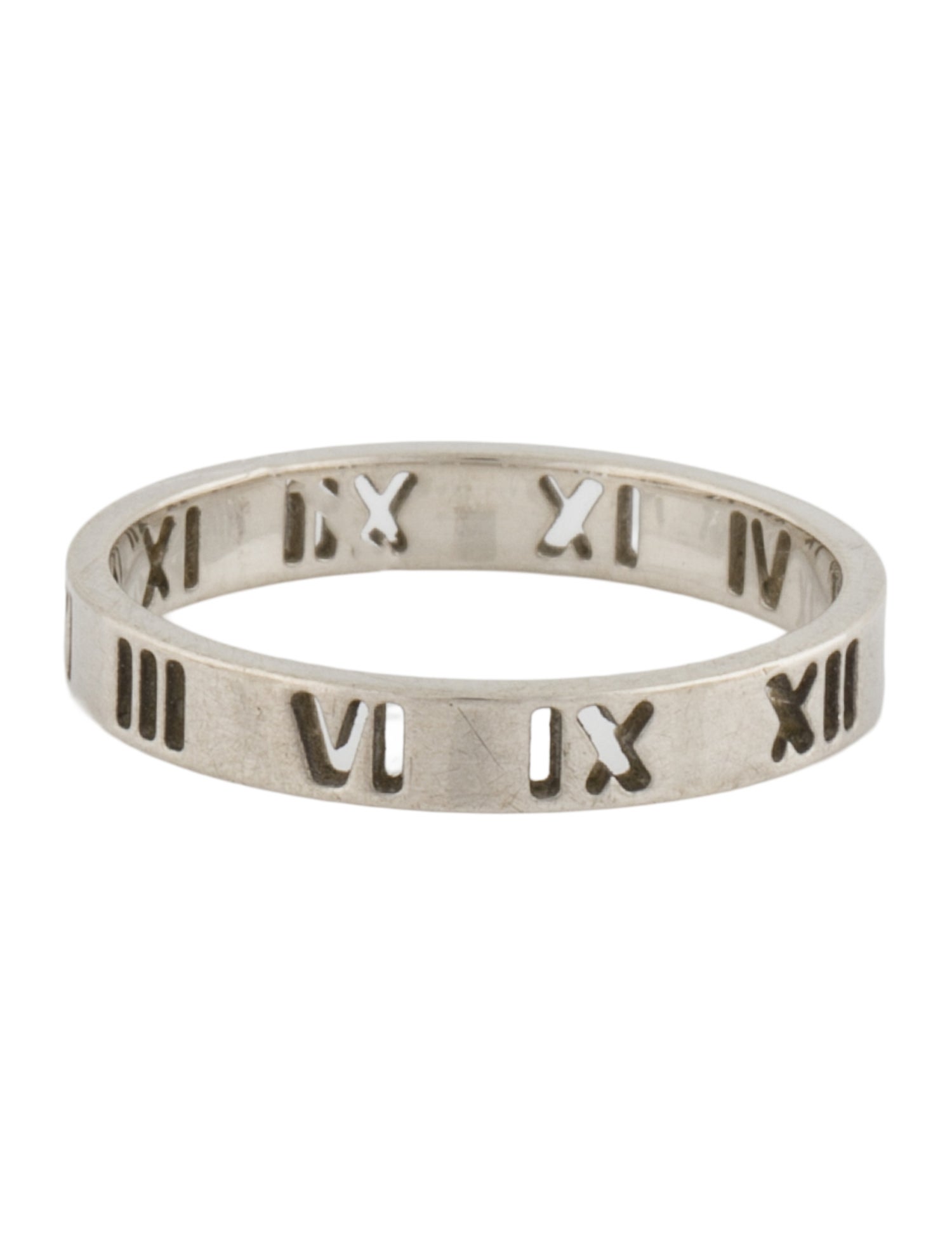 Tiffany & Co. Pierced Narrow Atlas Band