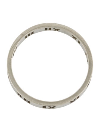 Tiffany & Co. Pierced Narrow Atlas Band