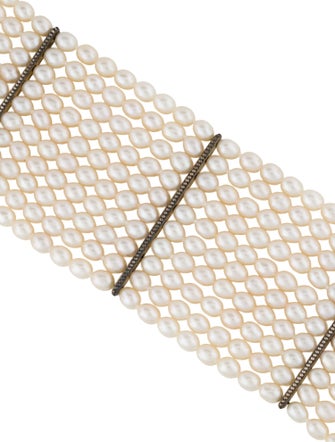 Tiffany & Co. Pearl Ziegfeld 10-Row Bracelet