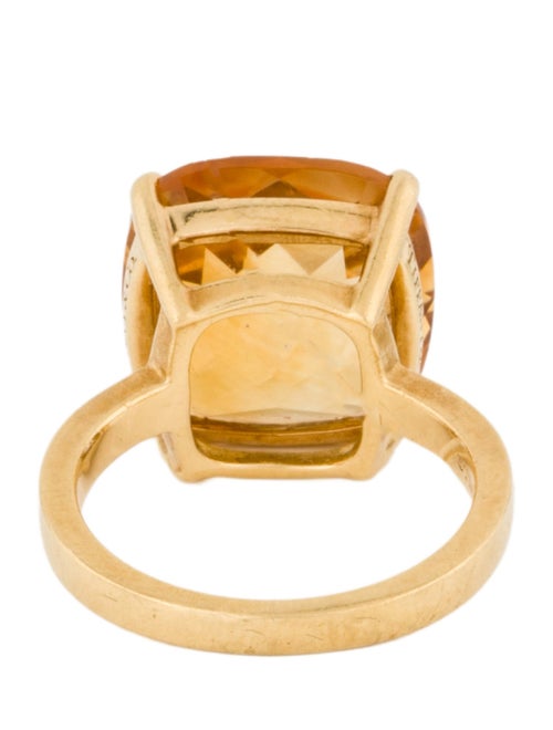Tiffany & Co. 18K Citrine Sparklers Cocktail Ring