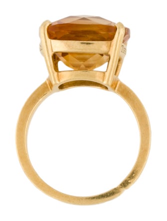 Tiffany & Co. 18K Citrine Sparklers Cocktail Ring