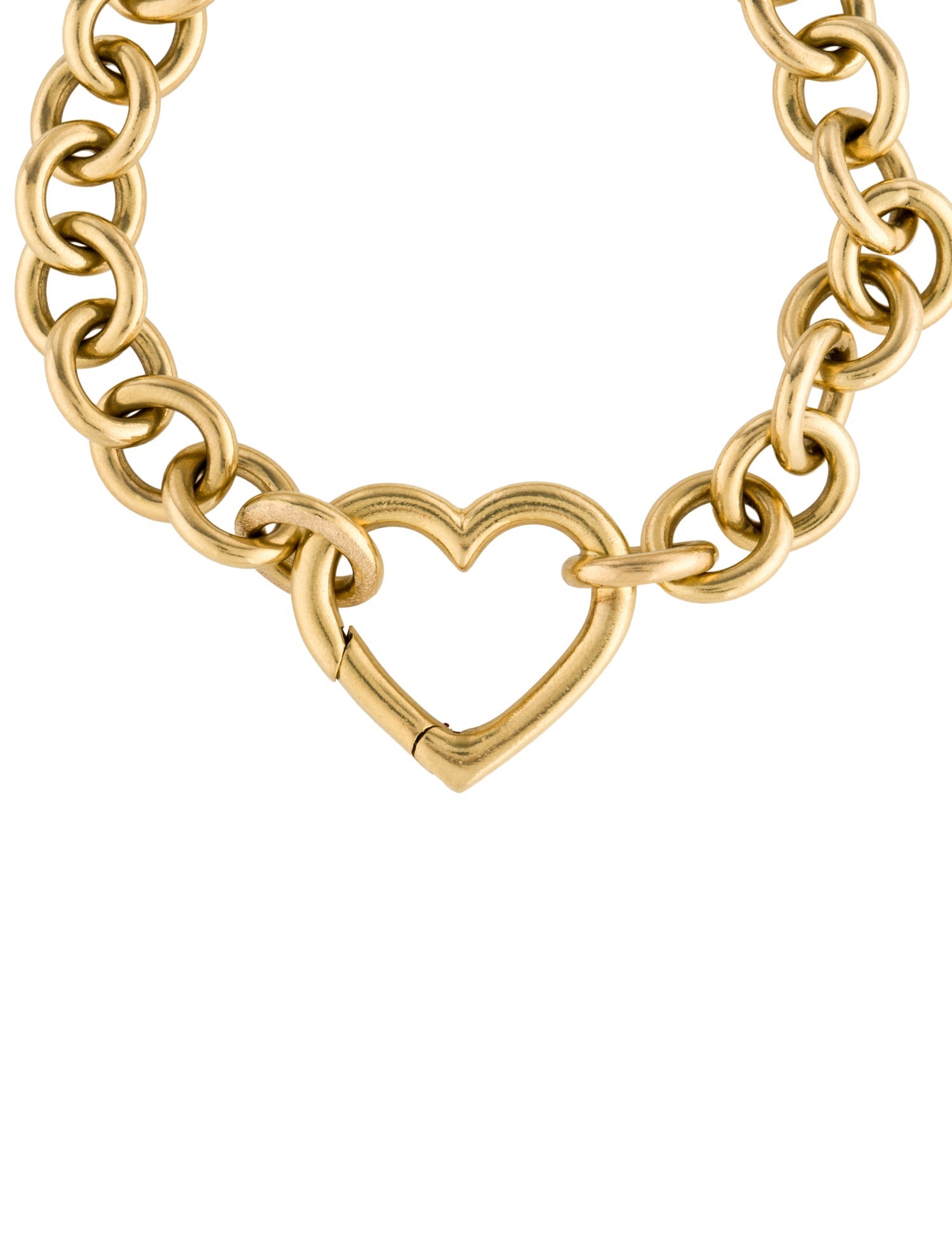 Tiffany & Co. Vintage 18K Heart Link Bracelet