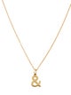 Tiffany & Co. 18K '&' Pendant Necklace