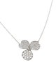 Tiffany & Co. Platinum Diamond Large Paper Flowers Pendant Necklace