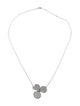 Tiffany & Co. Platinum Diamond Large Paper Flowers Pendant Necklace