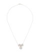 Tiffany & Co. Platinum Diamond Large Paper Flowers Pendant Necklace