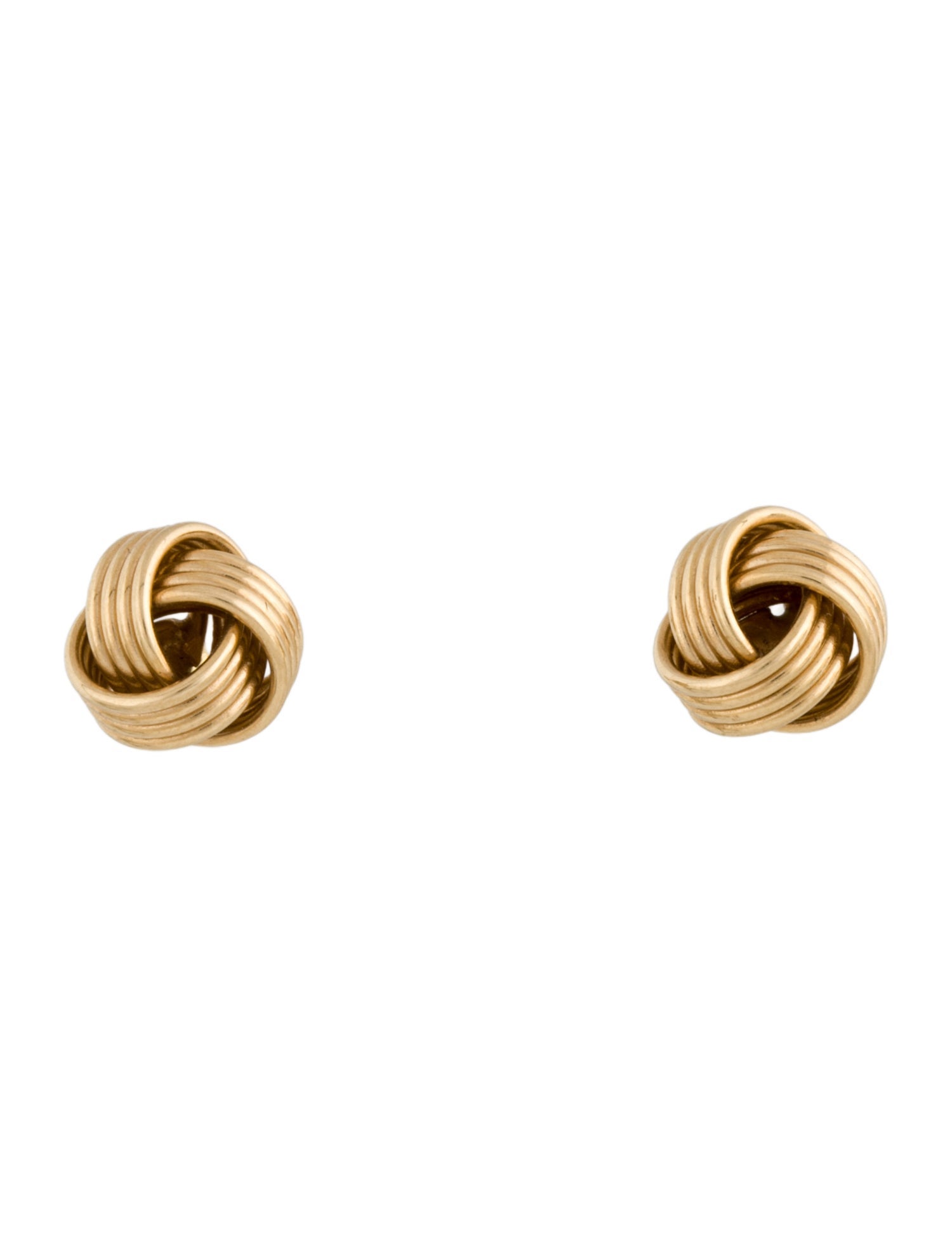 Tiffany & Co. 14K Love Knot Stud Earrings