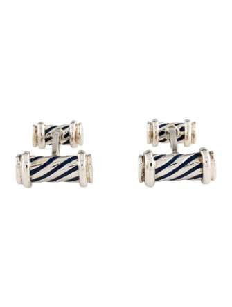 Tiffany & Co. Vintage Enamel Cufflinks