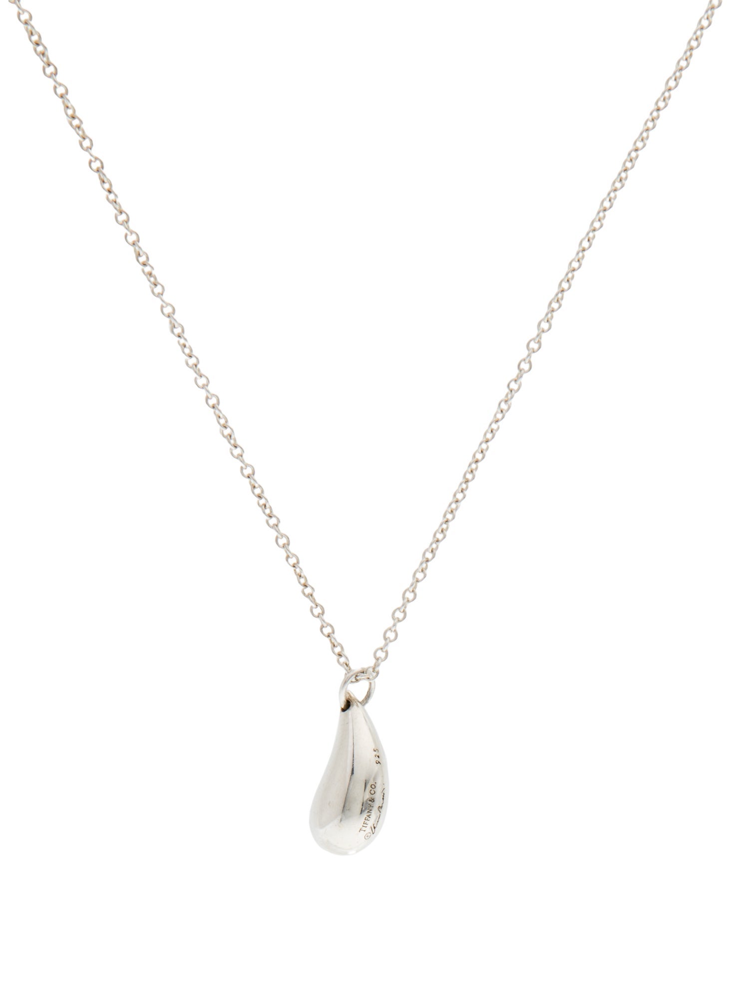 Tiffany & Co. Teardrop Pendant Necklace