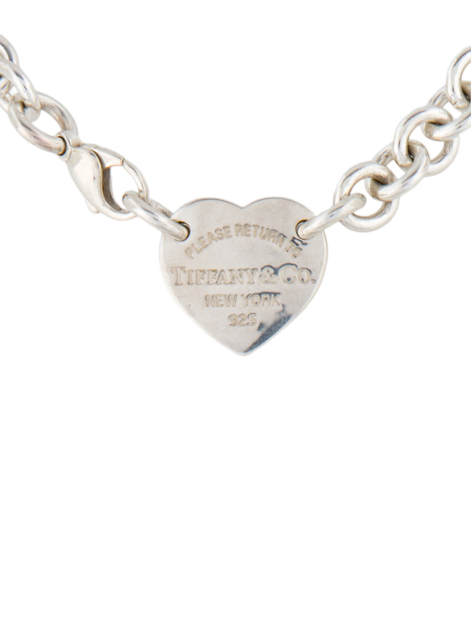 Tiffany & Co. Heart Tag Chain Link Choker