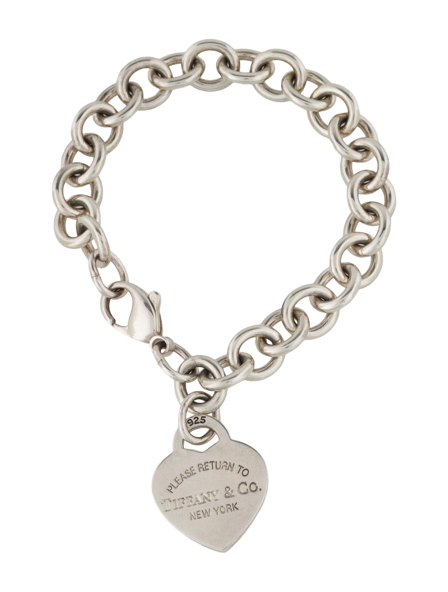 Tiffany & Co. Heart Tag Charm Bracelet