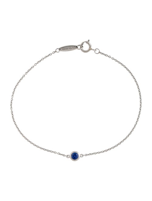 Tiffany & Co. Platinum Sapphire Color by the Yard Bracelet