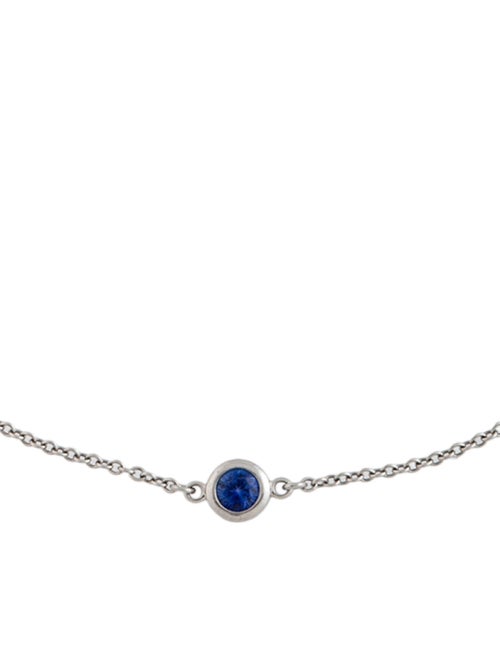 Tiffany & Co. Platinum Sapphire Color by the Yard Bracelet