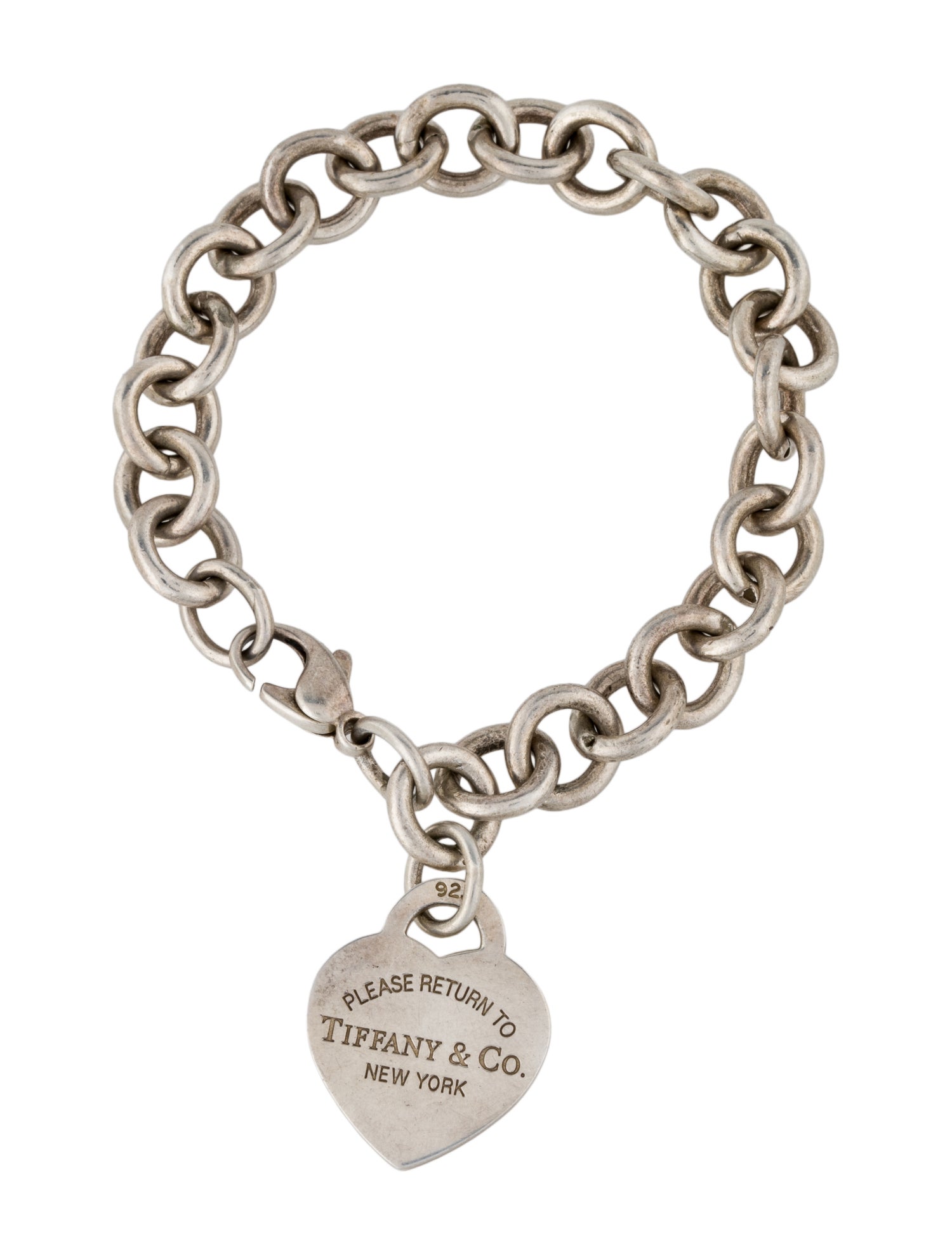Tiffany & Co. Heart Tag Charm Bracelet