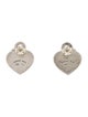 Tiffany & Co. Heart Lock & Key Earrings