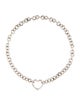 Tiffany & Co. Open Heart Clasp Collar Necklace