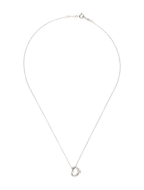 Tiffany & Co. Open Heart Pendant Necklace