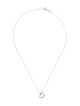 Tiffany & Co. Open Heart Pendant Necklace