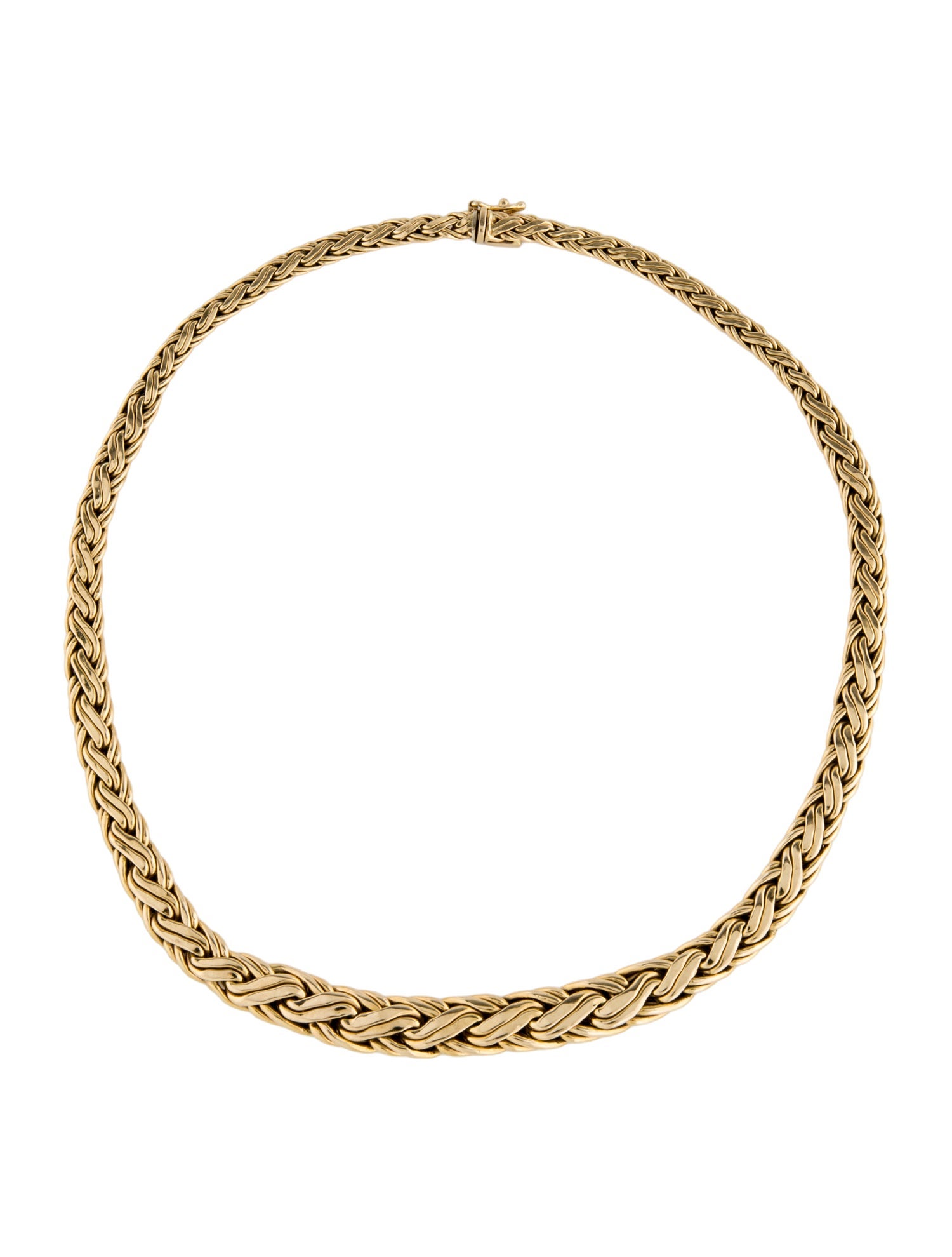 Tiffany & Co. Vintage 14K Graduated Link Collar Necklace