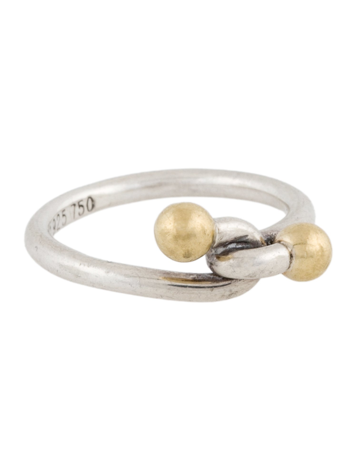 Tiffany & Co. Vintage Two-Tone Twist Knot Ring