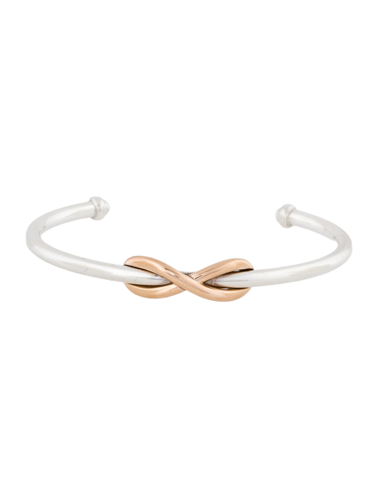 Tiffany & Co. wo-Tone Infinity Cuff Bracelet