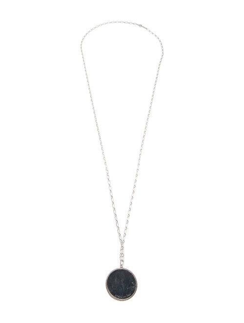 Tiffany & Co. Twist Round Disc Pendant Necklace