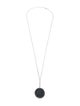 Tiffany & Co. Twist Round Disc Pendant Necklace
