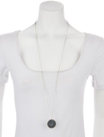 Tiffany & Co. Twist Round Disc Pendant Necklace