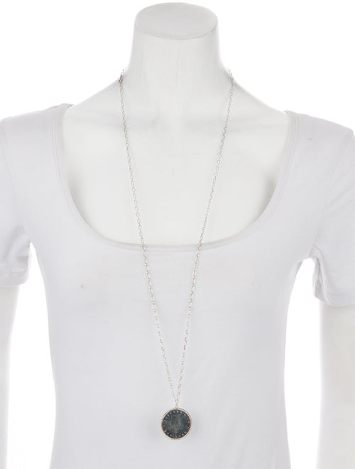 Tiffany & Co. Twist Round Disc Pendant Necklace