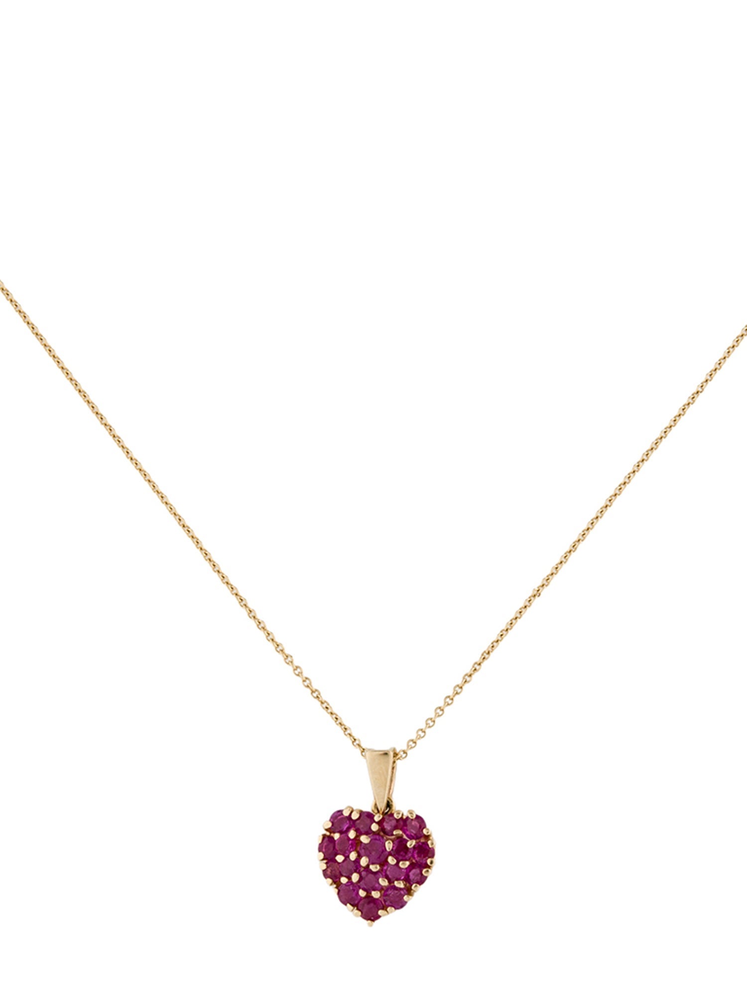 Tiffany & Co. Ruby Heart Pendant
