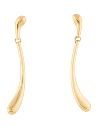 Tiffany & Co. 18K Teardrop Dangle Earrings