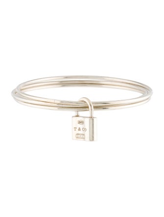 Tiffany & Co. Triple Bangle Lock Bracelet