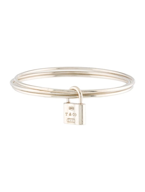 Tiffany & Co. Triple Bangle Lock Bracelet